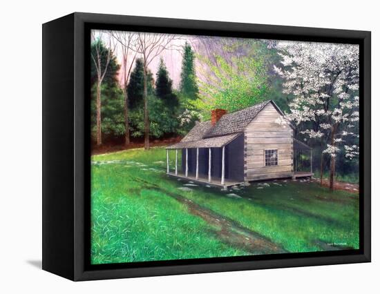 Ogle Cabin Gatlinburg TN-Herb Dickinson-Framed Stretched Canvas