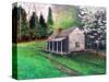 Ogle Cabin Gatlinburg TN-Herb Dickinson-Stretched Canvas