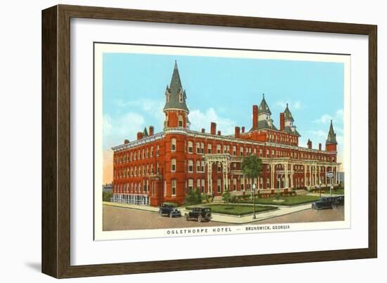 Oglethorpe Hotel, Brunswick, Georgia-null-Framed Art Print