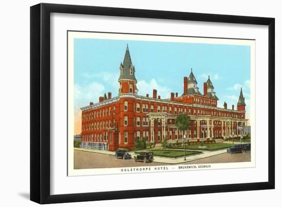 Oglethorpe Hotel, Brunswick, Georgia-null-Framed Art Print