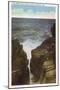 Ogunquit, Maine - View of Bald Head Cliffs, the Gorge-Lantern Press-Mounted Art Print