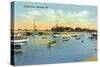 Ogunquit, Maine - View of Perkins Cove-Lantern Press-Stretched Canvas