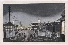 Night View, Nihonbashi-Ogura Ryuson-Giclee Print