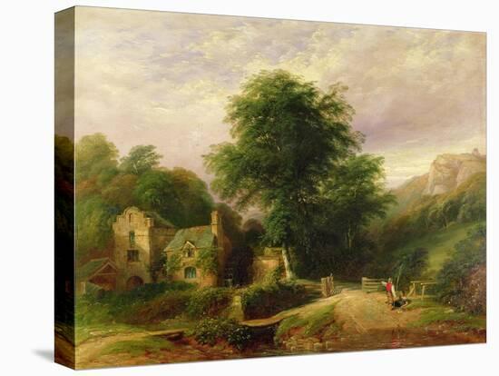 Ogwell Mill, Devon-William Spreat-Stretched Canvas