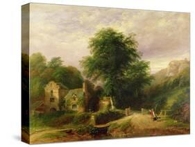 Ogwell Mill, Devon-William Spreat-Stretched Canvas