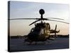 OH-58D Kiowa During Sunset-Stocktrek Images-Stretched Canvas