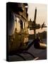 OH-58D Kiowa During Sunset-Stocktrek Images-Stretched Canvas