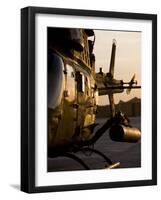 OH-58D Kiowa During Sunset-Stocktrek Images-Framed Premium Photographic Print