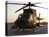 OH-58D Kiowa During Sunset-Stocktrek Images-Stretched Canvas