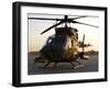 OH-58D Kiowa During Sunset-Stocktrek Images-Framed Photographic Print