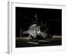 OH-58D Kiowa Sits on its Pad at Night-Stocktrek Images-Framed Photographic Print