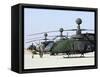 Oh-58D Kiowa Warrior Helicopters Parked at Camp Speicher, Iraq-null-Framed Stretched Canvas