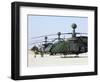 Oh-58D Kiowa Warrior Helicopters Parked at Camp Speicher, Iraq-null-Framed Photographic Print