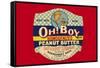 Oh! Boy Homogenized Peanut Butter-null-Framed Stretched Canvas