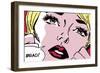 Oh Brad !-Sheila B.-Framed Art Print