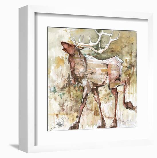 Oh Bull!-Jamie Carter-Framed Art Print