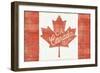 Oh Canada Flag-Sue Schlabach-Framed Art Print