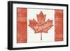 Oh Canada Flag-Sue Schlabach-Framed Art Print