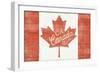 Oh Canada Flag-Sue Schlabach-Framed Art Print