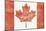 Oh Canada Flag-Sue Schlabach-Mounted Art Print
