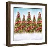 Oh Christmas Trees-Dan Meneely-Framed Art Print