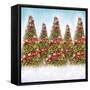 Oh Christmas Trees-Dan Meneely-Framed Stretched Canvas