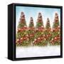 Oh Christmas Trees-Dan Meneely-Framed Stretched Canvas