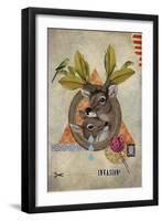 Oh Deer-Elo Marc-Framed Giclee Print