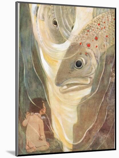 'Oh, Don't Hurt Me! Cried Tom. I Only Want to Look at You; You are So Handsome' Illustration for…-Jessie Willcox-Smith-Mounted Giclee Print