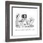 "Oh don't worry, that's Benedict Cumberbatch. He's in everything." - Cartoon-Joe Dator-Framed Premium Giclee Print