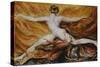 Oh! Flames of Furious Desires: Plate 3 of Urizen-William Blake-Stretched Canvas