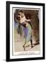 Oh for a Jazz with You!, Two Dancers Kiss as They Dance-null-Framed Photographic Print