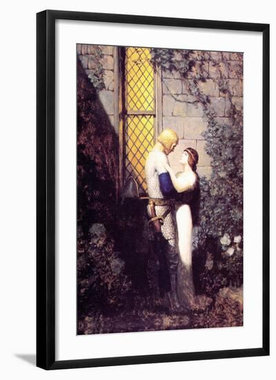 Oh, Gentle Knight-Newell Convers Wyeth-Framed Art Print
