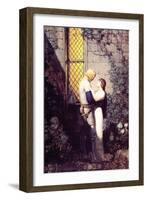 Oh, Gentle Knight-Newell Convers Wyeth-Framed Art Print