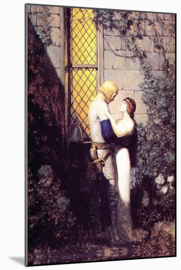 Oh, Gentle Knight-Newell Convers Wyeth-Mounted Art Print