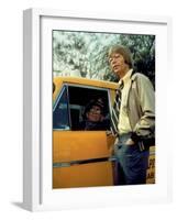 Oh, God!, George Burns, John Denver, 1977-null-Framed Photo