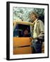 Oh, God!, George Burns, John Denver, 1977-null-Framed Photo