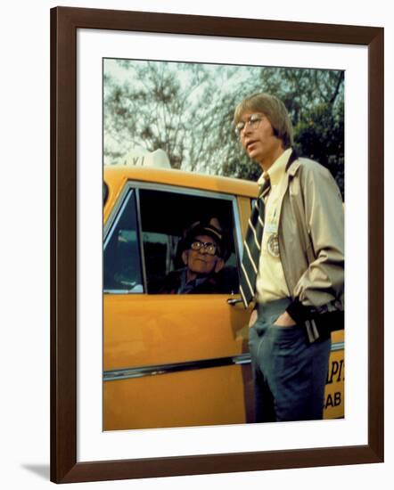 Oh, God!, George Burns, John Denver, 1977-null-Framed Photo