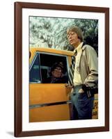 Oh, God!, George Burns, John Denver, 1977-null-Framed Photo