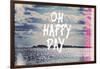 Oh Happy Day-Vintage Skies-Framed Giclee Print