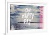 Oh Happy Day-Vintage Skies-Framed Giclee Print