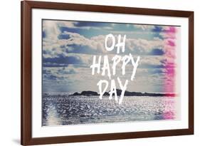 Oh Happy Day-Vintage Skies-Framed Giclee Print