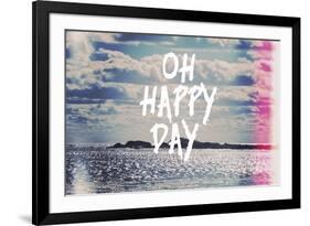 Oh Happy Day-Vintage Skies-Framed Giclee Print