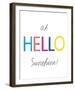 Oh Hello Sunshine-Archie Stone-Framed Giclee Print