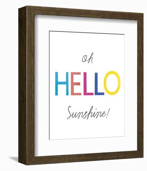 Oh Hello Sunshine-Archie Stone-Framed Art Print