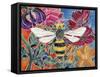 Oh Honey Bee-Lauren Moss-Framed Stretched Canvas