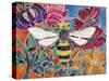 Oh Honey Bee-Lauren Moss-Stretched Canvas