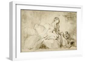 Oh! If Only He Were as Faithful to Me-Jean-Honore Fragonard-Framed Art Print