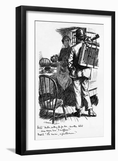 'Oh No Sir A Genlteman', c1899-Leonard Raven-hill-Framed Giclee Print