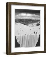 Oh Sheet!-Thomas Barbey-Framed Giclee Print